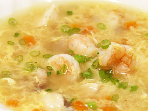 Mushroom..Egg drop soup
