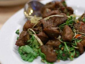 Spicy Mutton Chili Fry Recipe
