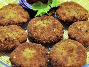 Oats-Chicken Cutlet