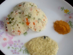 Mixed Vegetable Masala Idli