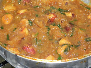 Jackfruit Seed and Potato Curry