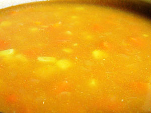Fat Free Carrot Corn Soup Fat Free Carrot Corn Soup
