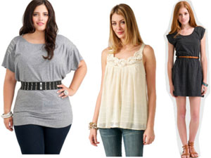 Dresses for Different Body Shapes...!