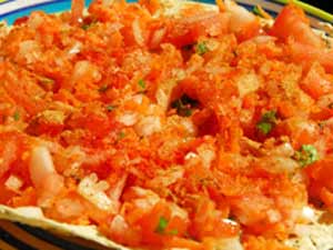 Papad Carrot Chat 