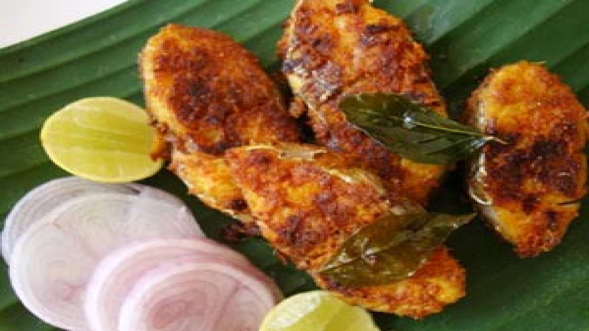 కోకోనట్ ఫిష్ ఫ్రై వంటకం Coconut Fish Fry Recipe... కోకోనట్ ఫిష్