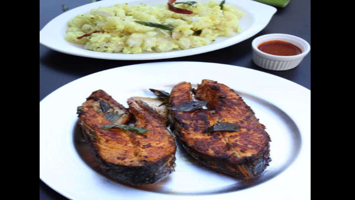 బట్టర్ గార్లిక్ ఫ్రైడ్ ఫిష్ టేస్టీ సైడ్ డిష్ Butter Garlic Fried