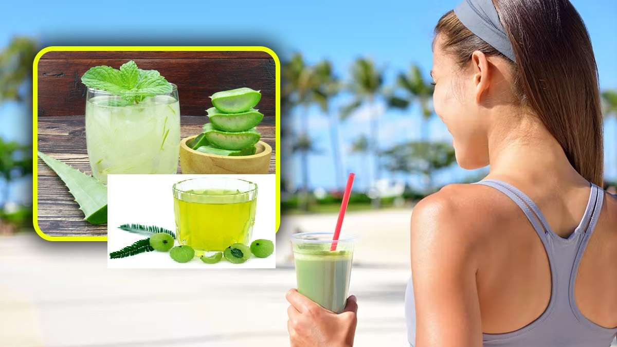 Summer Ddetox వేసవిలో ఉసిరి మరియు అలోవెరా కాంబో జ్యూస్ తో అద్భుతమైన