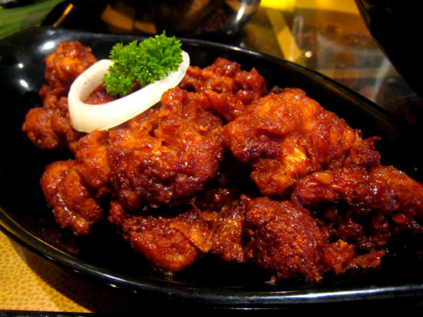 Spicy Mushroom Manchurian Starters Recipe