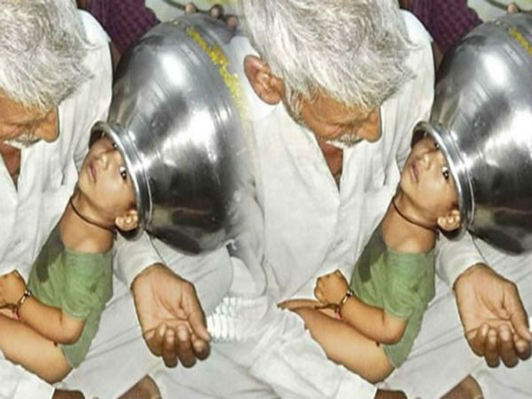 బిందెలో నుంచి తలను తీయడానికి ప్రయత్నిస్తే