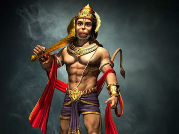 గులాబీలతో హనుమంతుడికి...