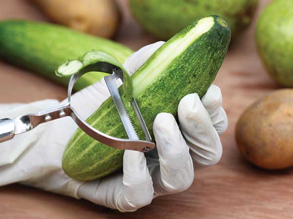 దోసకాయ పై తొక్క:
