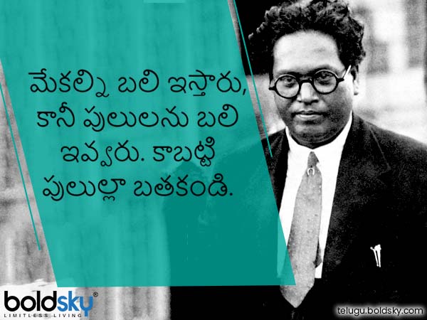 పులుల్లా బతకండి..