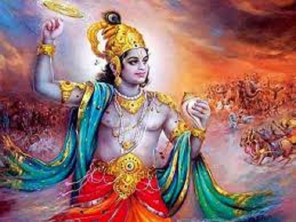 విష్ణుమూర్తిని ప్రార్థించడం..