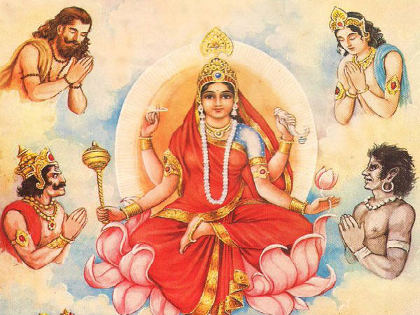 నవరాత్రి పూజ సమయంలో