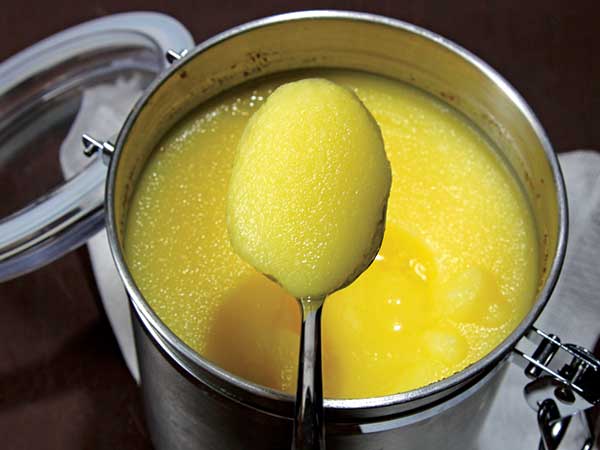 నెయ్యి వాడకం