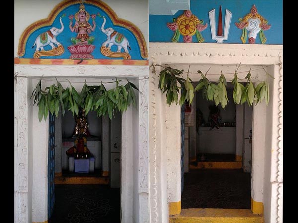 ప్రధాన ద్వారం వద్ద..