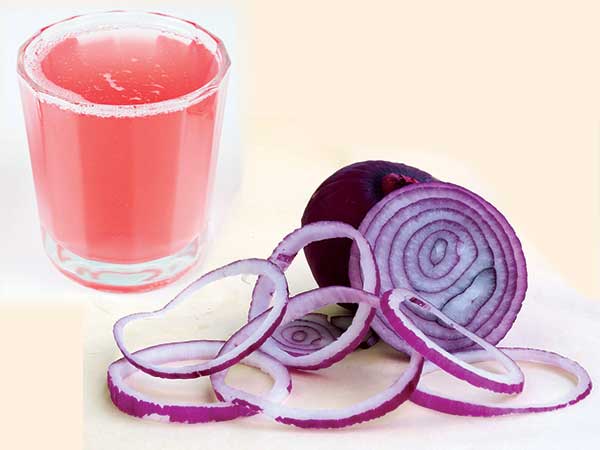 6) ఉల్లిపాయ రసం